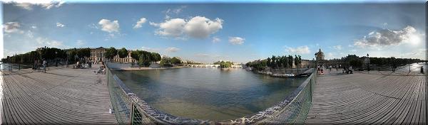 La Seine vue depuis le Pont des Arts