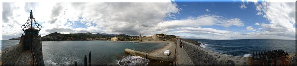 Dans le port de Collioure.