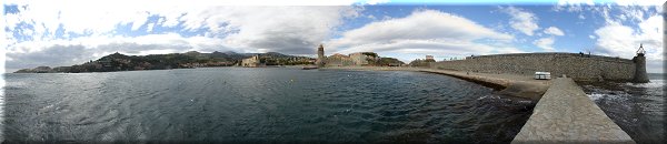 Dans le port de Collioure.
