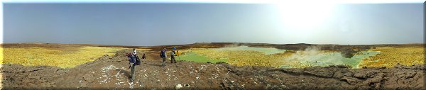 Le site de Dallol.
