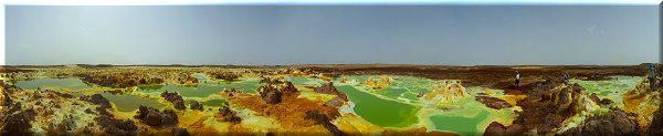 Le site de Dallol.