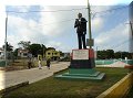 Belize - Belize City - 12/04/2008 - 08:35 - Statue près du cimetière.