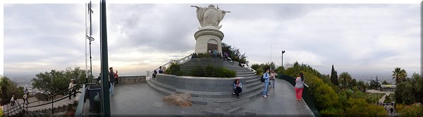 La Vierge du Cerro San Cristobal.