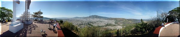 Vue sur la ville depuis le Cerro La Cruz.