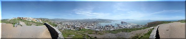 Vue sur la ville.