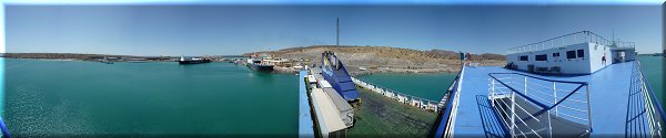 Sur le ferry pour Topolobampo sur le continent.