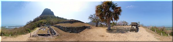 Vue du site archéologique totonaque.