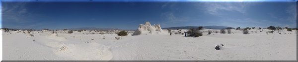 Las dunas de yeso, les dunes de gypse.