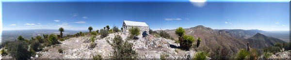 Sommet du Cerro Quemado, site sacré des amérindiens Huichols.