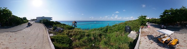 Visite de la Pointe Sud en voiturette de golf