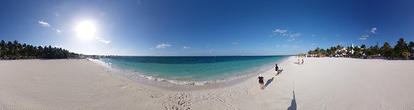 Playa Norte, partie ouest