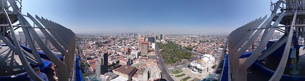 Vue du haut de la tour Latinoamericana