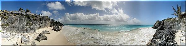 Les ruines de Tulum.