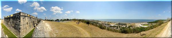 Vue depuis le Fort San José El Alto.