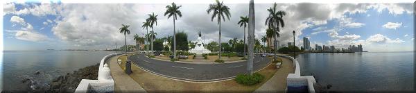 Le Parc Balboa dans le centre de Panamá.