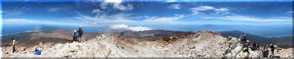 Sommet du Teide, 3718 m.