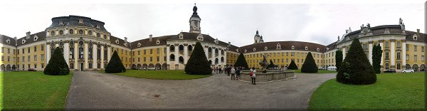 Vue de l'abbaye de Saint-Florian.