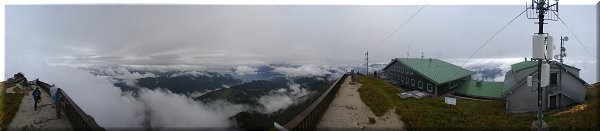 Vue du haut du train du Schafberg.